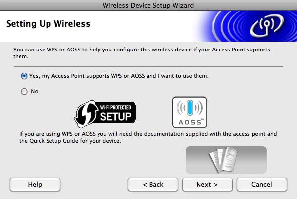 Se s efinições sem fios não forem em sueis, o Wireless Devie Setup Wizr (Assistente e onfigurção e ispositivos e ree sem fios) pree urnte instlção o MFL-Pro Suite.