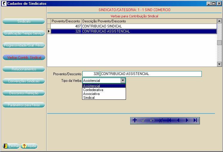 Atenção: Para a geração do arquivo Rais2007 somente há necessidade de informar o CNPJ da entidade sindical, os demais dados deste menu são utilizados pelo sistema Consisa SGRH para emitir o