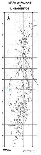 50 Figura 6: Mapa de falhas e lineamentos baseado em fotos aéreas na escala 1: 60.