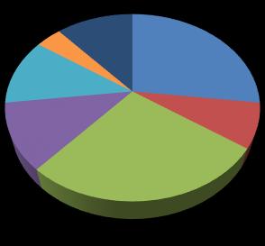 11% Escorrências 5% Destaque do lambril (material cerâmico) Degradação do material do rodapé Destaque do material de rodapé 17% 8% 11% 28% 27% Figura 5.