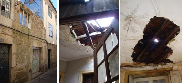 3 Caracterização construtiva do centro histórico de Viseu Ruína parcial (edifício em que parte do interior colapsou, mas não a totalidade, contudo não poderá ser utilizado por