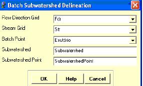 Delineation ü Batch Point é o