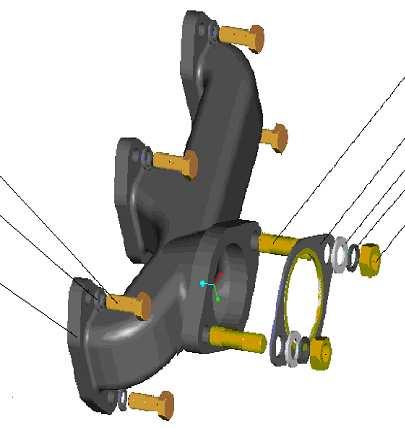 MOTOR LD 500 / LDG 500 0 ESCAPAMENTO 5 6 7 8 LD 500 LDG 500 70.00.096.00. 6 Parafuso M 8 x 5 X X 70.00.079.00.0 6 Arruela Pressão A 8 X X 700.0.00.00.8 Coletor de Escape X X 700.