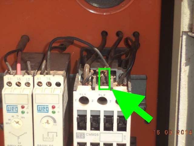 Vento: 1 m/s DADOS TERMOGRÁFICOS Informações sobre o componente Temperaturas Encontradas (ºC) Defeito: Aquecimento Conexão entrada Contator Fase S Tipo de Componente: CONTATOR Parte: Conexão de