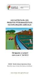 Fig. 6 - Folheto que divulga os procedimentos de armazenamento de produtos fitofarmacêuticos nas explorações agrícolas (DGAV). Fig.