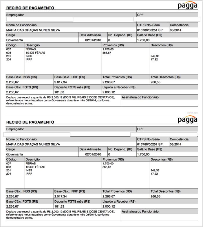 Possibilita publicar os holerites dos colaboradores A