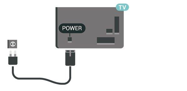 Embora o televisor consuma muito pouca energia no modo de espera, é aconselhável desligá-lo da tomada eléctrica se não pretender utilizá-lo durante um longo período de tempo, para economizar energia.