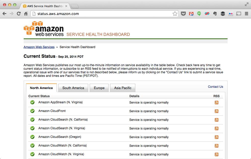 status.aws.amazon.com!