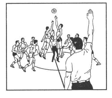 Regra Cinco O Regulamento do Jogo 14 5. Bola ao ar Generalidades Há uma bola ao ar quando um árbitro lança a bola entre quaisquer dois jogadores adversários, no círculo central.
