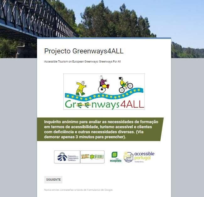 #Greenways4ALL O que estamos a fazer?