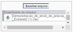 9 Visualize o arquivo na lista: Ao concluir o preenchimento, clique em Enviar.