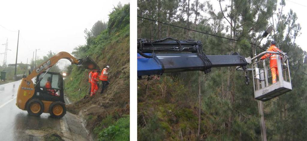 41 Trabalhos de Conservação realizados para as Estradas de Portugal/ Monte Adriano no Distrito do Porto, mais concretamente entre Amarante e