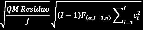 100(1- α)%, são obtidos de: Quando para todo i,