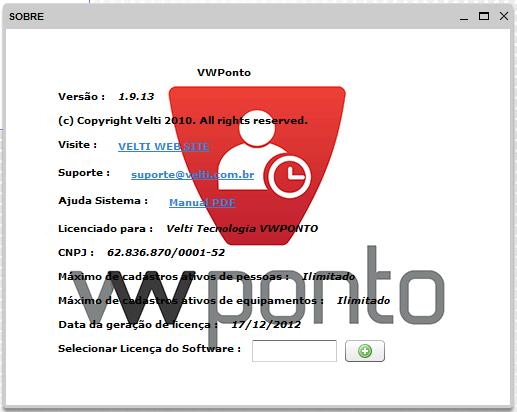 1 AJUDA SOBRE Menu ajuda temos a possibilidade de emitir o manual completo do sistema Verificar