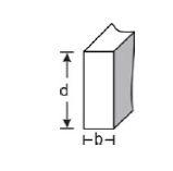 Questão 7 ENEM 2011 - Segundo dia Caderno Azul - Questão 178 A resistência das vigas de de dado comprimento é diretamente proporcional à largura (b) e ao quadrado da altura (d), conforme a figura.