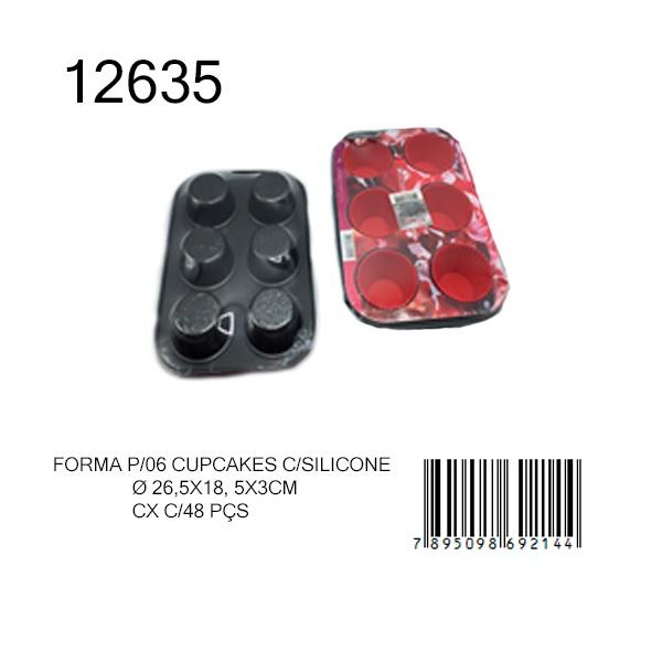 26,8X18,3X2,7CM UN 3,02 10949 H-01-01 FORMA P/12 CUPCAKES - 35,2X26,7X2,7CM UN 5,78 CX C/60 PÇS 10622 H-01-02 JOGO DE ASSADEIRAS TEFLON