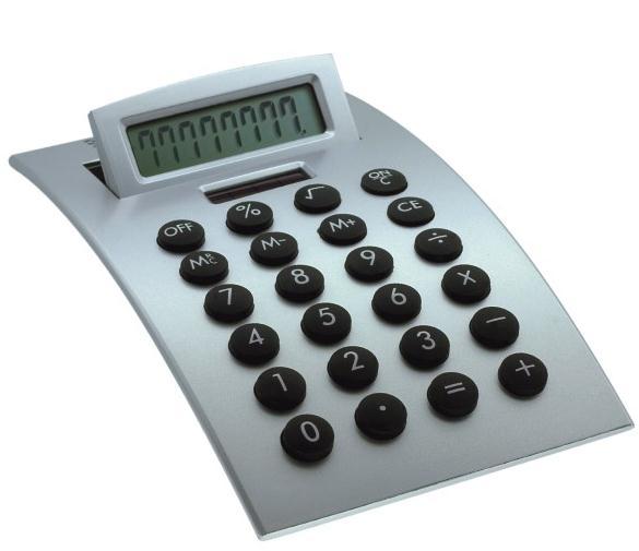 CALCULADORA - Calculadora Básica - Calculadora com 8 dígitos. Funciona com 1 bateria.