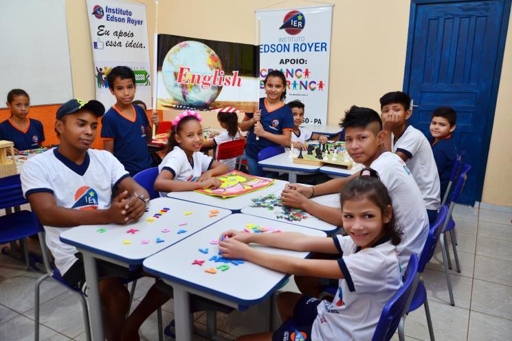 integração de alunos e familiares.