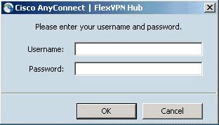 5. Incorpore um nome de usuário e senha, e clique a APROVAÇÃO. Verificar A fim verificar a conexão, use o comando remoto do cliente-ip address do detalhe da sessão de criptografia da mostra.