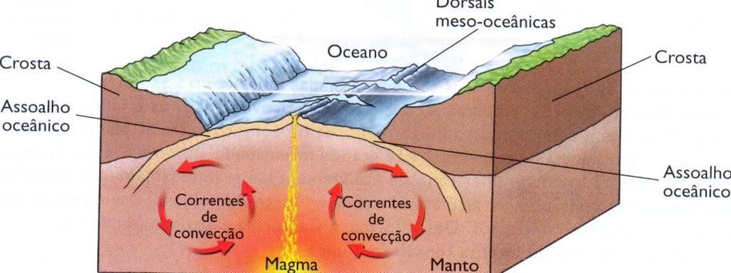 Deriva Continental e Placas Tectônicas Janson Morgan (1967) Datação de solo no