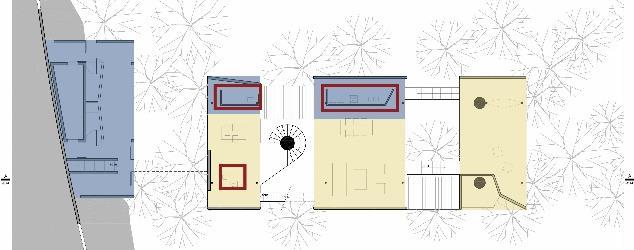 31 5.2.1.2 Configuração funcional Apesar de composições terem sido geradas de forma opostas, as duas casas possuem o mesmo modelo de zoneamento: em níveis.