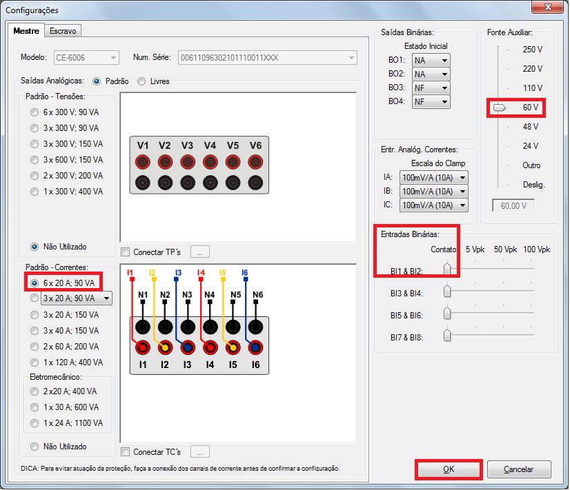 5. Configurações de Hardware No menu Início clique no botão Config Hrd.