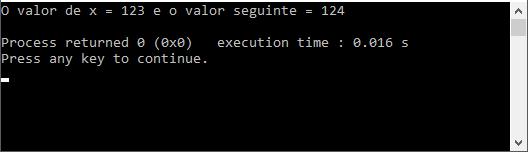 12 Exemplo 5: printf printf("valor de A = %d e de B = %d, z, y); #include<stdio.