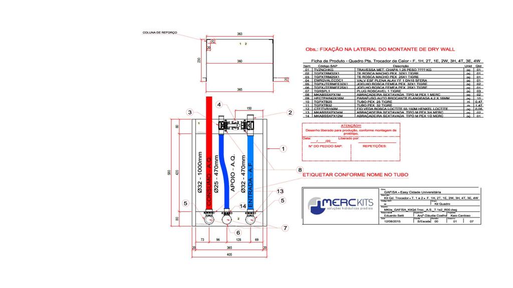 EXEMPLO DE PROJETO KIT FULL Kit quadro