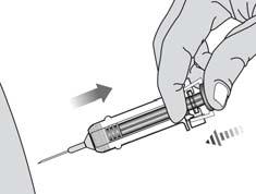 Se não estiver disponível nenhuma agulha na embalagem, utilize uma agulha até 25mm de comprimento para permitir que o dispositivo de protecção cubra a agulha completamente.
