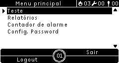 Operação de nível de operador O nível de operador está protegido por password de segurança e está reservado a utilizadores autorizados que tenham recebido formação relativa à operação do painel de