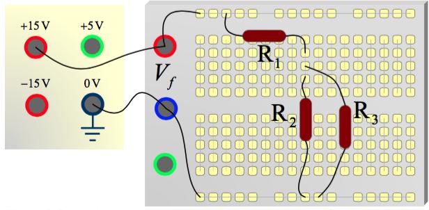 5. PASSO A PASSO DA PRÁTICA (AULA) Primeira parte Medição de corrente e resistência 5.1. Separar os materiais e equipamentos necessários para a prática; 5.2.