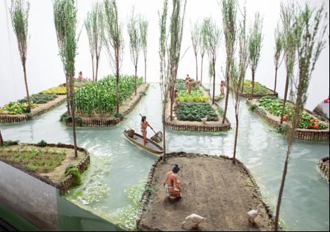 Chinampas: ilhas artificiais Técnica usada ainda hoje dentro e