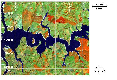 51 45 20 SÃO PAULO N Reservatório de Jurumirim 25 0 200 km Figura 1: Localização da área de estudo (Imagem IHS bandas 3, 4, 5 e 8, Landsat 7/ETM+). 3. Materiais e métodos 3.1. Materiais Para o desenvolvimento desta pesquisa foram utilizadas imagens do satélite Landsat 7/ETM+ (220/76, de 24.