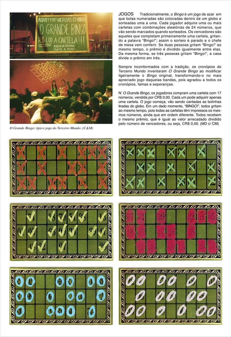 Introdução ao Terceiro Mundo (Jogos) Impressão digital em papel Hahnemüehle Photo Rag SaBn, cartelas de bingo e globo, madeira, isopor e vidro