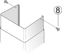 Parafusos para a fixação do grampo ao tecto, dimensões 4,8 x 38mm, código 02000069.