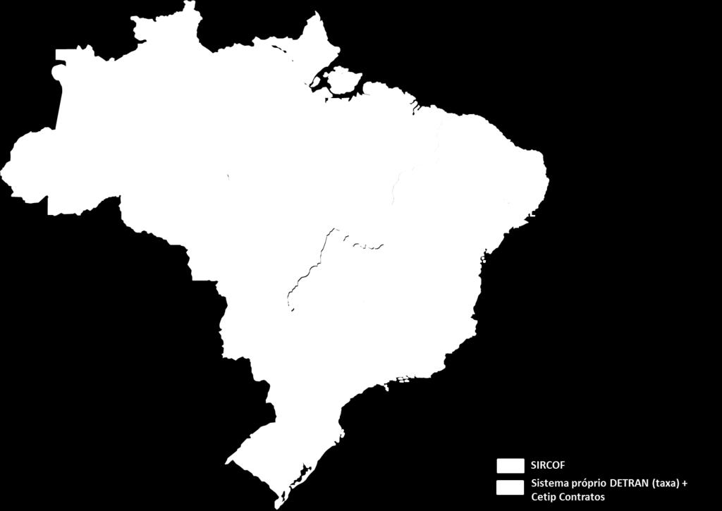 Janeiro aderiu diretamente ao Cetip Contratos, enquanto nos demais estados houve migração do Sircof