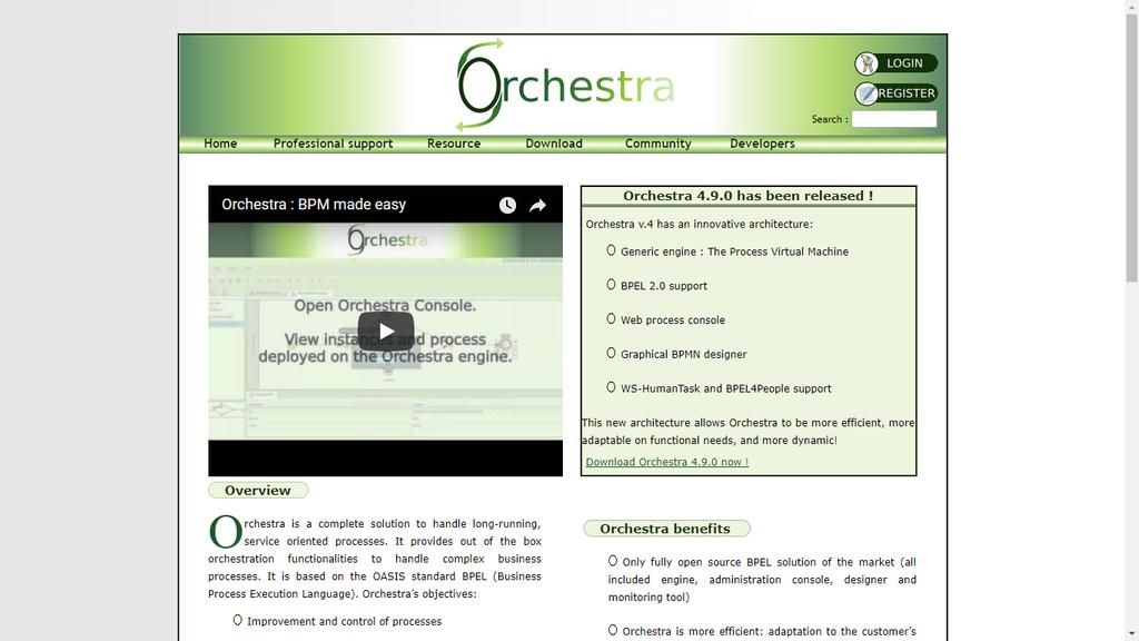 53 4.4.1 Orchestra Foi utilizado o site da ferramenta para avaliar os critérios. O principal fator que levou à decisão de descartar esta ferramenta foi quanto ao critério Suporte e manutenção.
