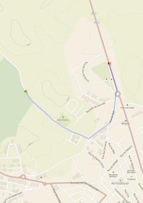 de Almodôvar: 1.0 km (round trip) 3.