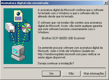 Ligue o DCP ligando o cabo de alimentação. Ligue o interruptor.