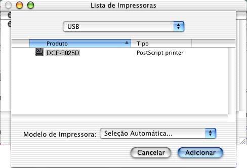 PageManager, clique em Instalar próximo de Presto! PageManager e siga as instruções do ecrã. D Seleccione DCP-8020/8025D e clique em Add.