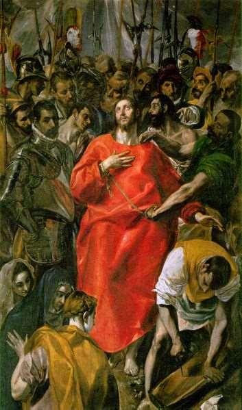 (El Espolio) (1577 1579, óleo sobre tela, 285 173 cm, Sacristia da Catedral de Toledo) é um dos mais