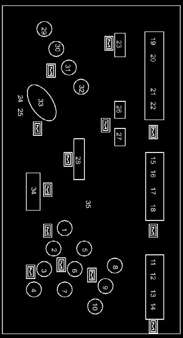 //MICROS E LISTA DE VIAS 1. Sax alto NM KM 184 2. Sax alto NM KM 184 3. Sax tenor NM KM 184 4. Sax barítono NM KM 184 5. Trombone SM 57 6. Trombone SM 57 7. Trombone SM 57 8. Trompete SM 57 B 9.