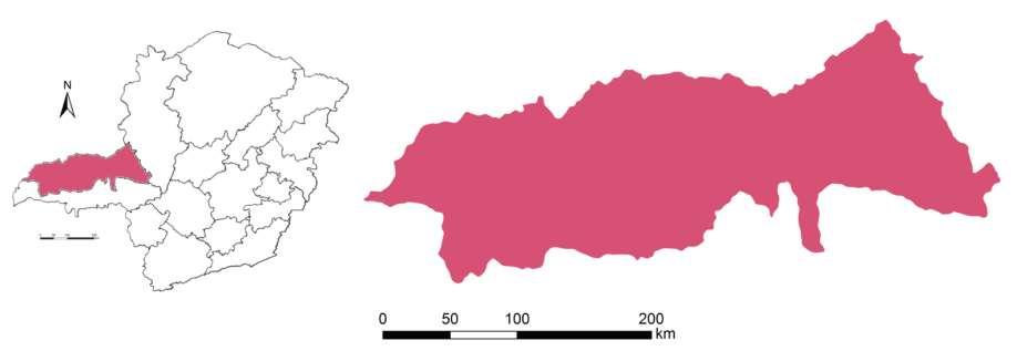 Distribuição do Distritos Triângulo Norte Araguari