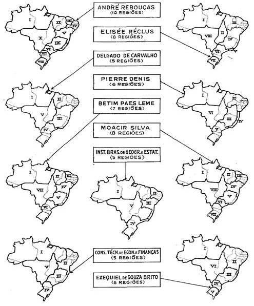 Período dos Códigos CF1946: institucionaliza o conceito de região no Brasil aplicado no Poder