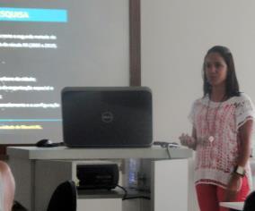 2. Prof. Viviane Regina Costa (doutoranda) Apresentou o estudo que vem desenvolvendo junto ao laboratório MEP Núcleo de Estudos da Morfologia dos Espaços Públicos da FAU UFAL.