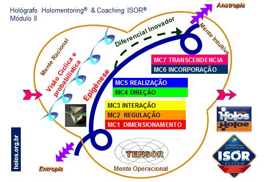 Instrumentalização Módulo II O Holomentor e Coach ISOR atuará com suporte e base referencial nas Sete Macrocompetências Tensoriais. Cada uma contém subcompetências integradas.