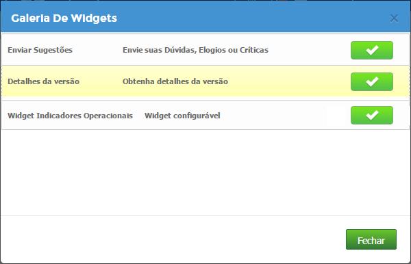 1 Dashboard Nesta tela serão exibidas as novidades de cada versão disponibilizada do MD Comune, e nela também será possível enviar sugestões a respeito do software para possíveis melhorias,