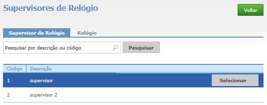 Nível técnico: Esta opção selecionada no cadastro, o Supervisor pode modificar programações técnicas do relógio, que são: o número do terminal, Tipo de terminal, Tipo de checagem, Acesso Teclado,