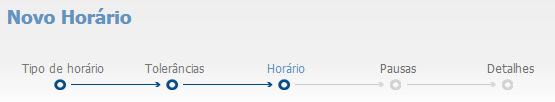 Se o funcionário chegar antes das 12:55, será contabilizado Hora Extra. Se o funcionário chegar depois das 13:05, será contabilizado como Atraso.