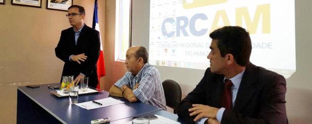 Reunião Plenária do CRCAM, ocorrida nesta terça-feira, dia 28, contou com a presença do pré-candidato a Prefeito de Manaus, Chico Preto.